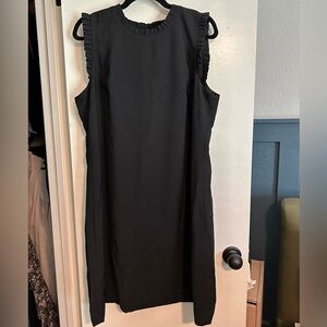 J Crew Ruffle Shift Dress